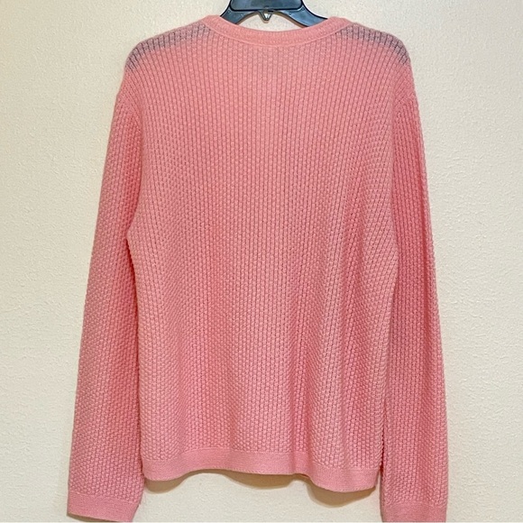 Vintage Haband Pink Knit Cardigan Sweater Size Medium - Picture 2 of 11